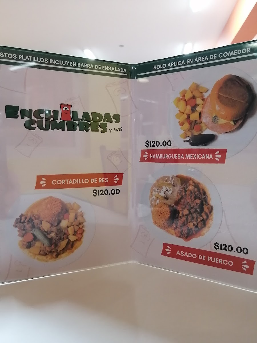 Enchiladas Cumbres Menu - Image 6
